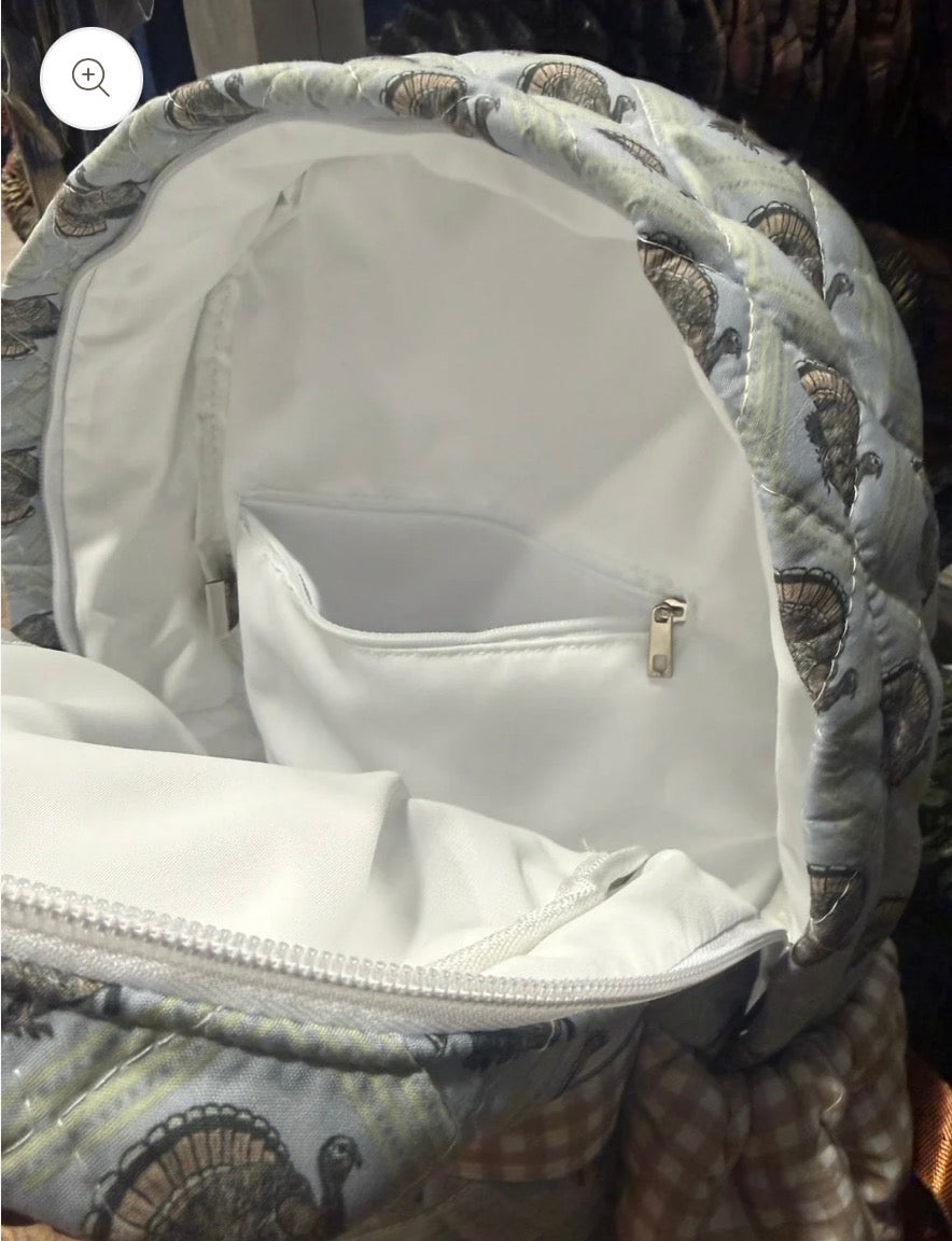 Turkey Quilted Backpack