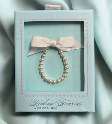 Classic Pearl (WHITE) Baby Child Kid Bracelet