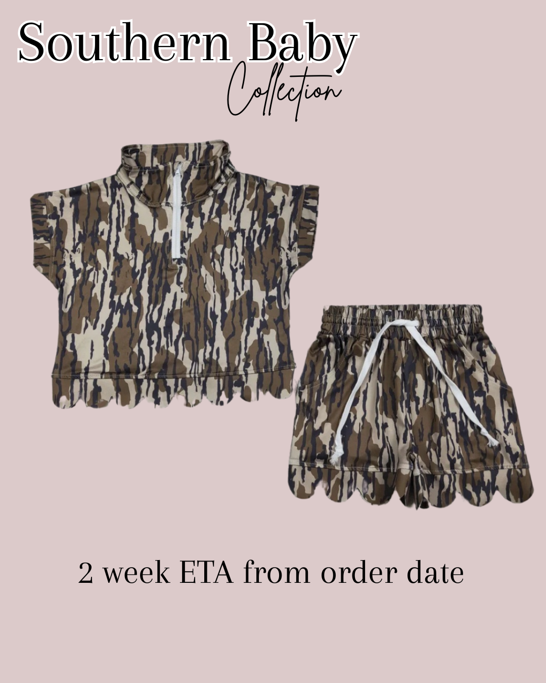 ETA AUGUST: Camo Girls Set