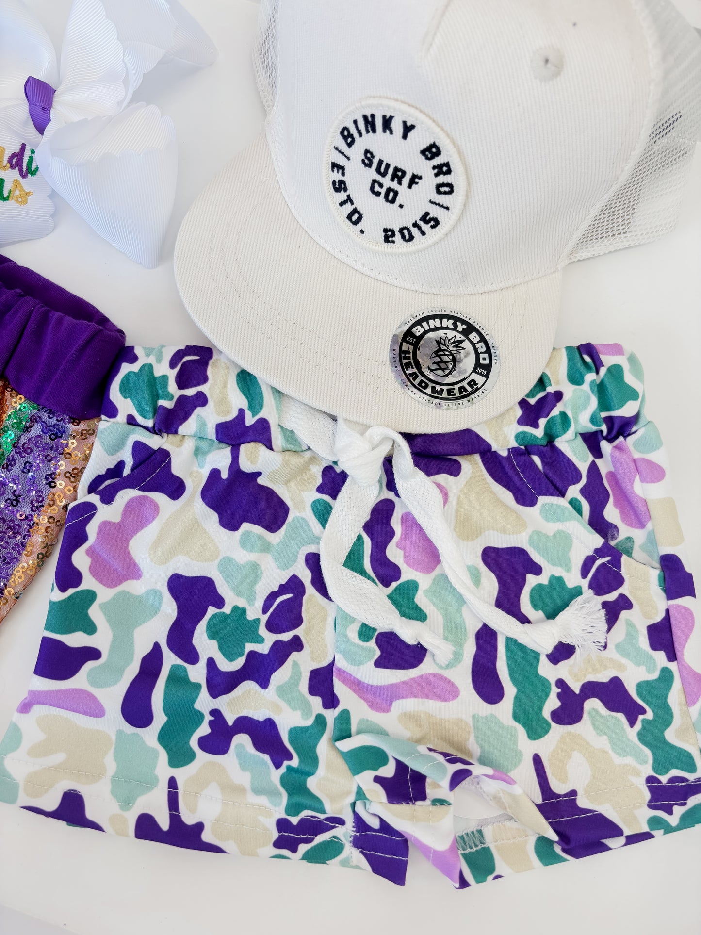 Boys Mardi Gras Shorts