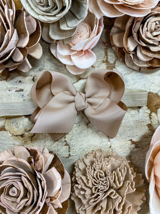 Essential Grosgrain Hair Bow - Headband - 4"