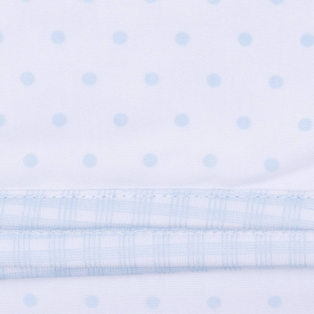 Gingham Dots Hat - Blue