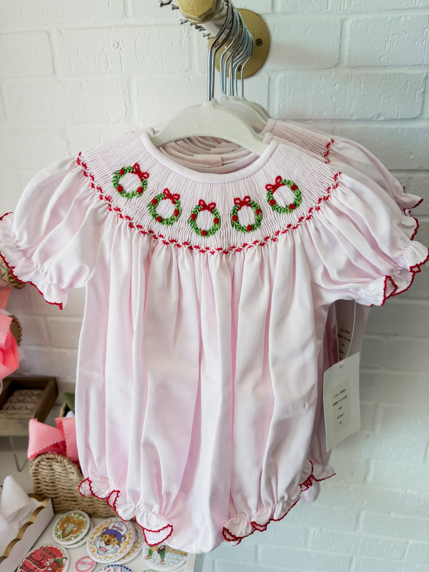 Christmas Wreath Smock