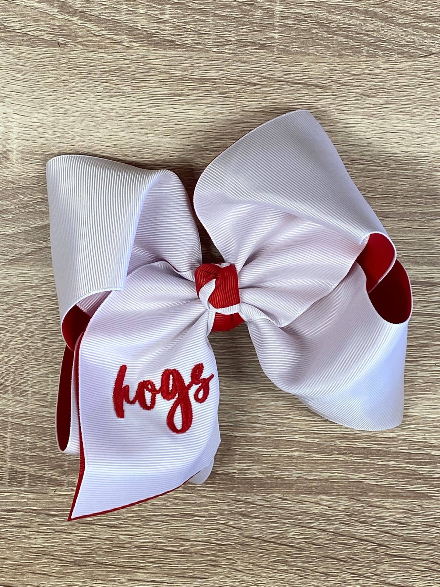 Double Layer School Spirit Hair Bows: Game Day Team Bows