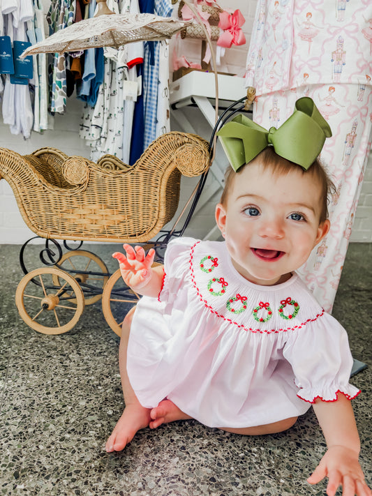 Christmas Wreath Smock