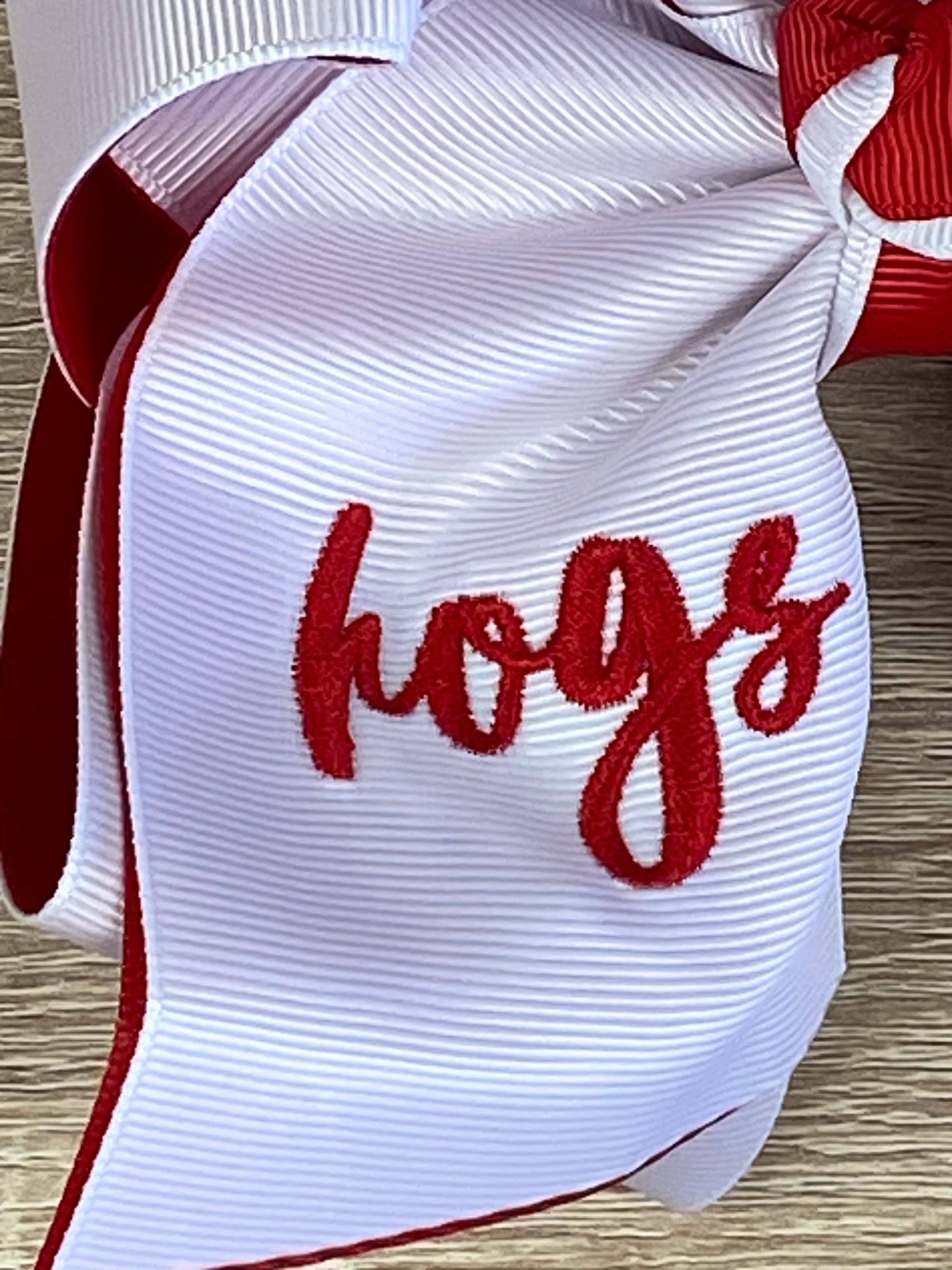 Double Layer School Spirit Hair Bows: Game Day Team Bows