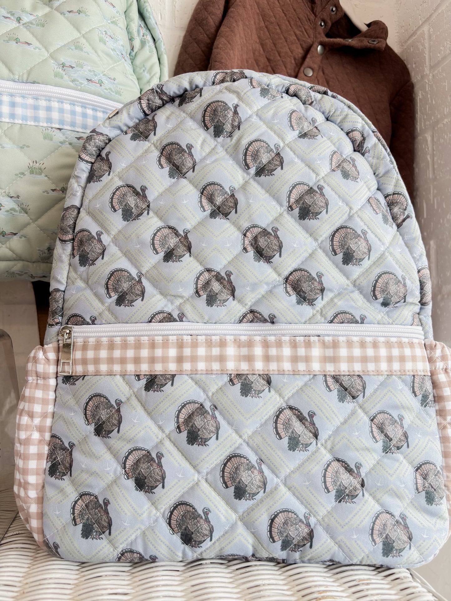 Turkey Quilted Backpack