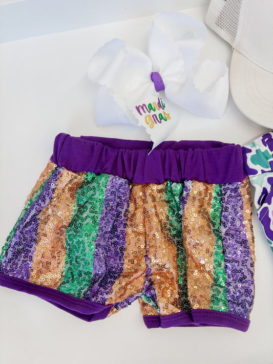 Mardi Gras Shorts (girl)