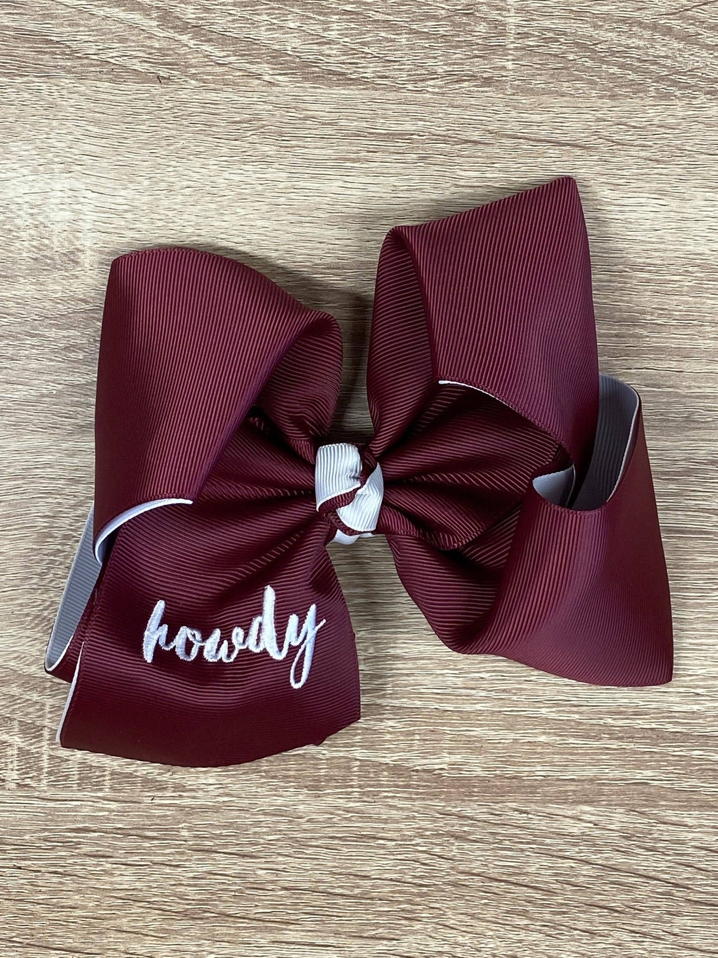 Double Layer School Spirit Hair Bows: Game Day Team Bows