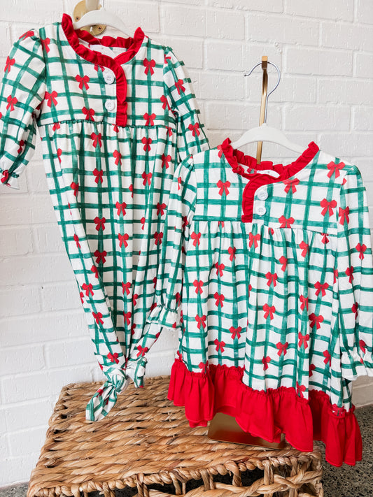 Bow Christmas Gown