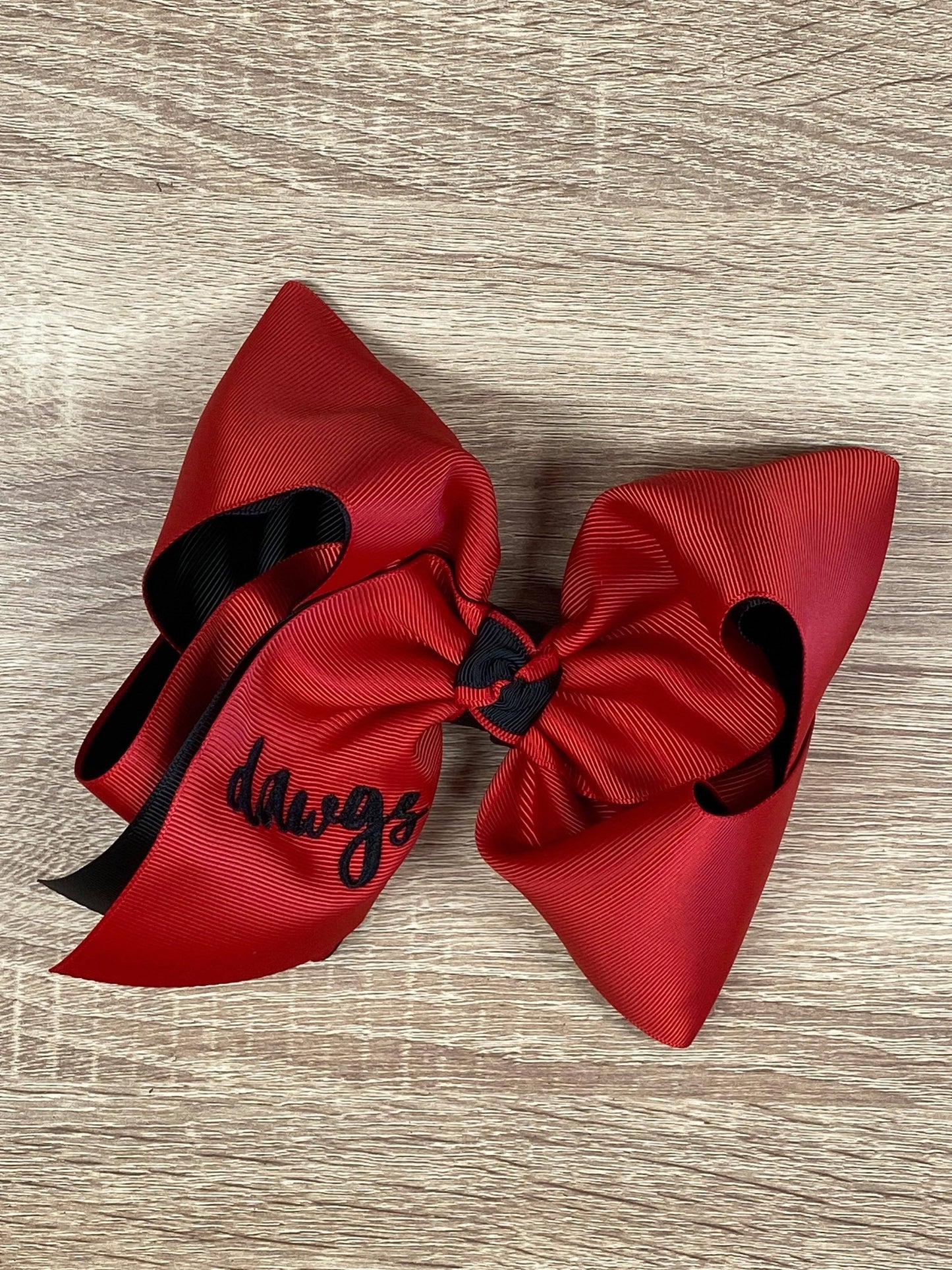Double Layer School Spirit Hair Bows: Game Day Team Bows