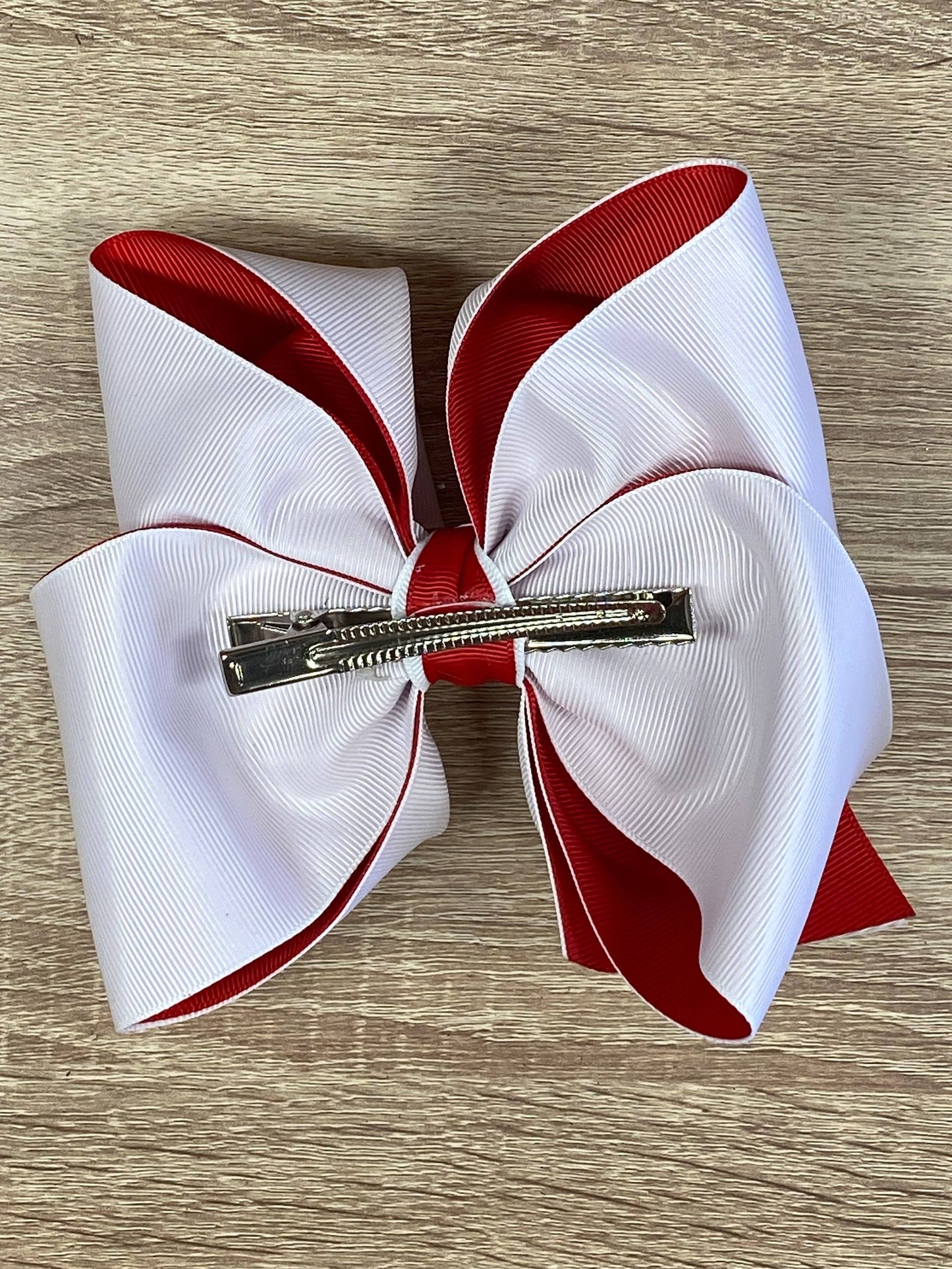 Double Layer School Spirit Hair Bows: Game Day Team Bows