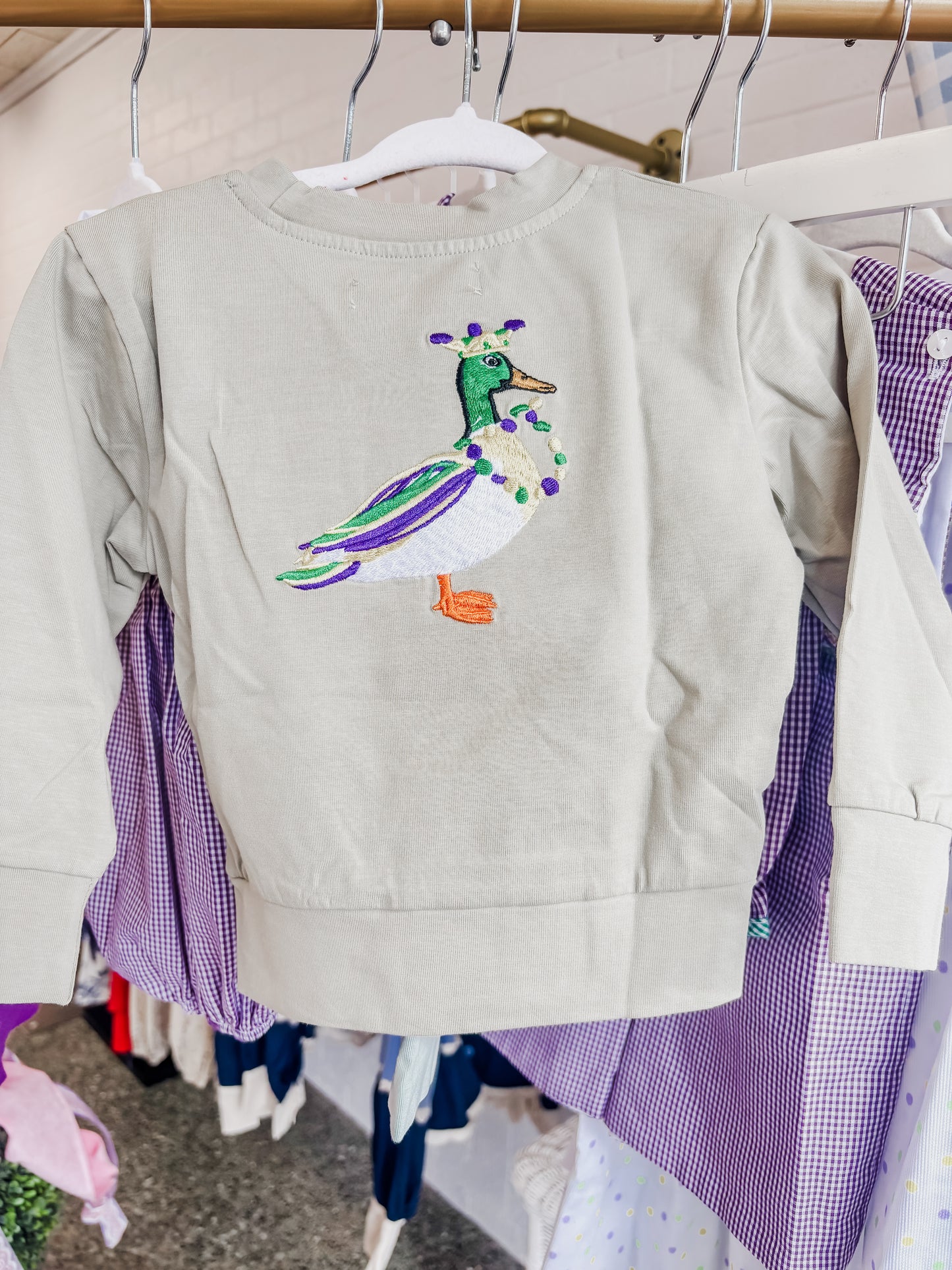 Mardi Gras Duck Shirt