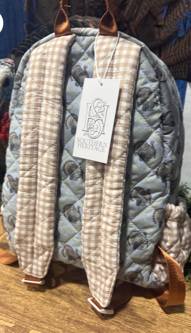 Turkey Quilted Backpack