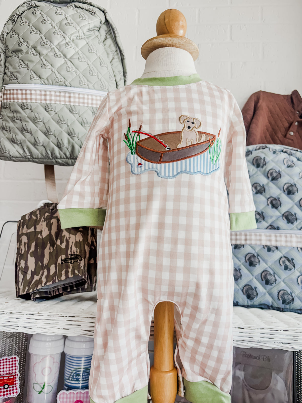 Here Fishy Dog Romper