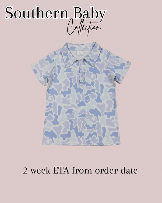 ETA OCTOBER: Camo polo
