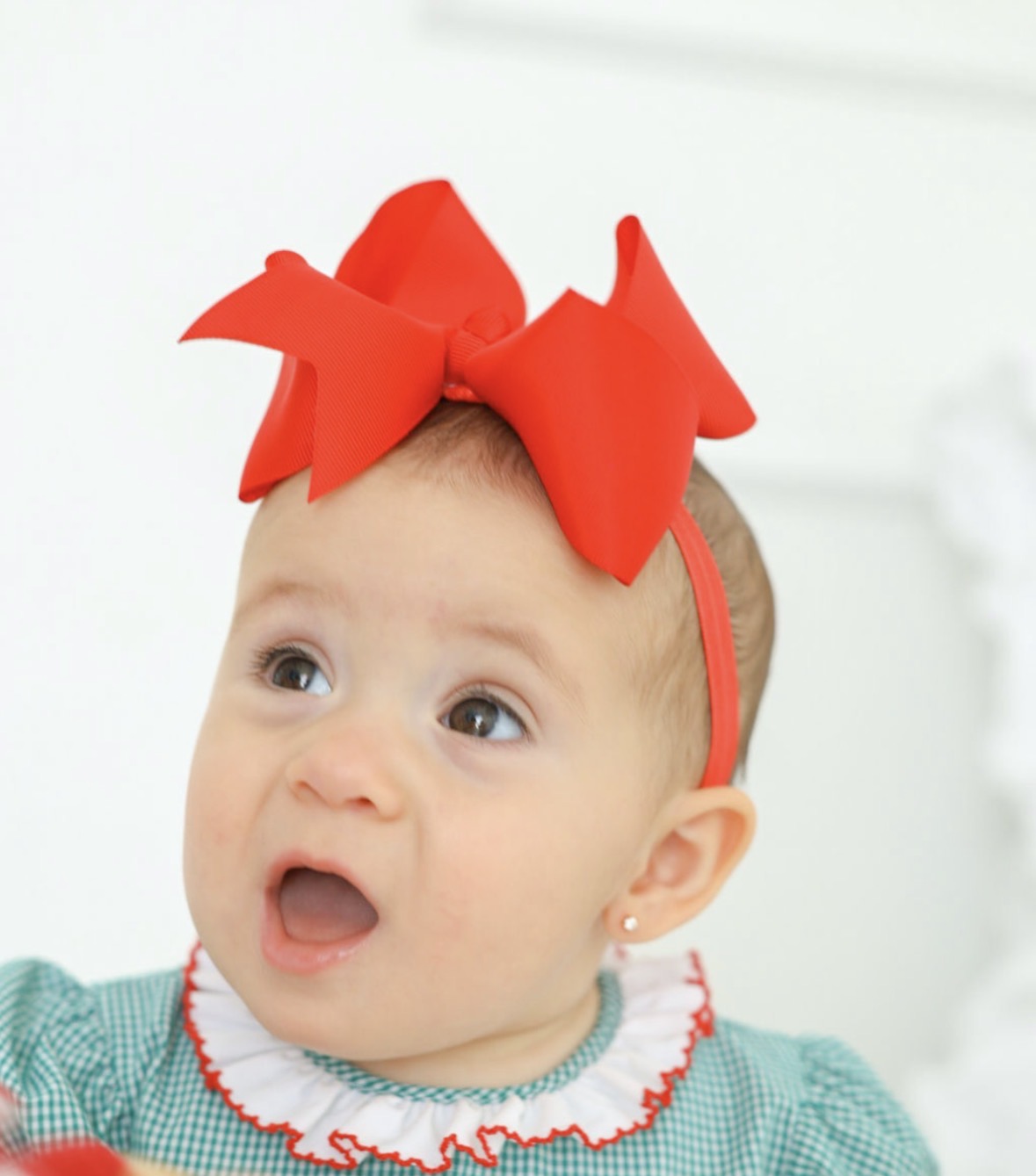 Red Bow Headband