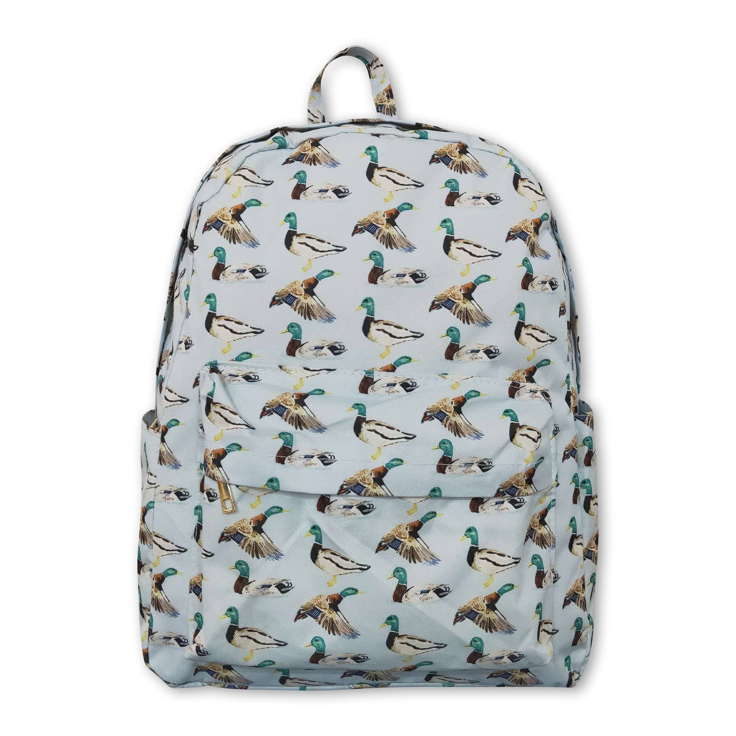 Stripe strap duck travel duffel bag