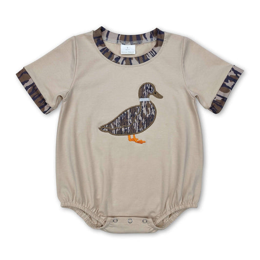 duck baby boy romper