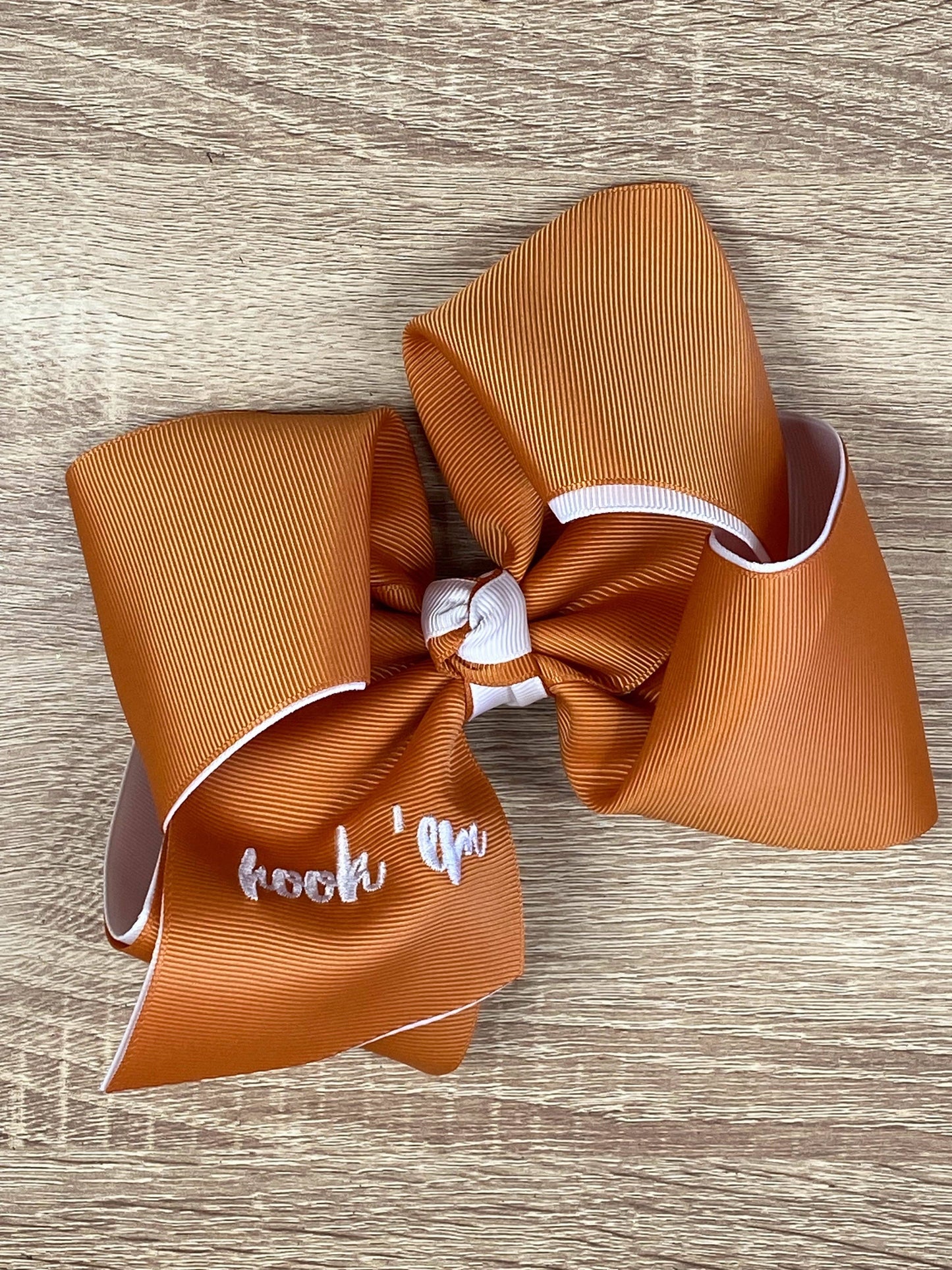 Double Layer School Spirit Hair Bows: Game Day Team Bows