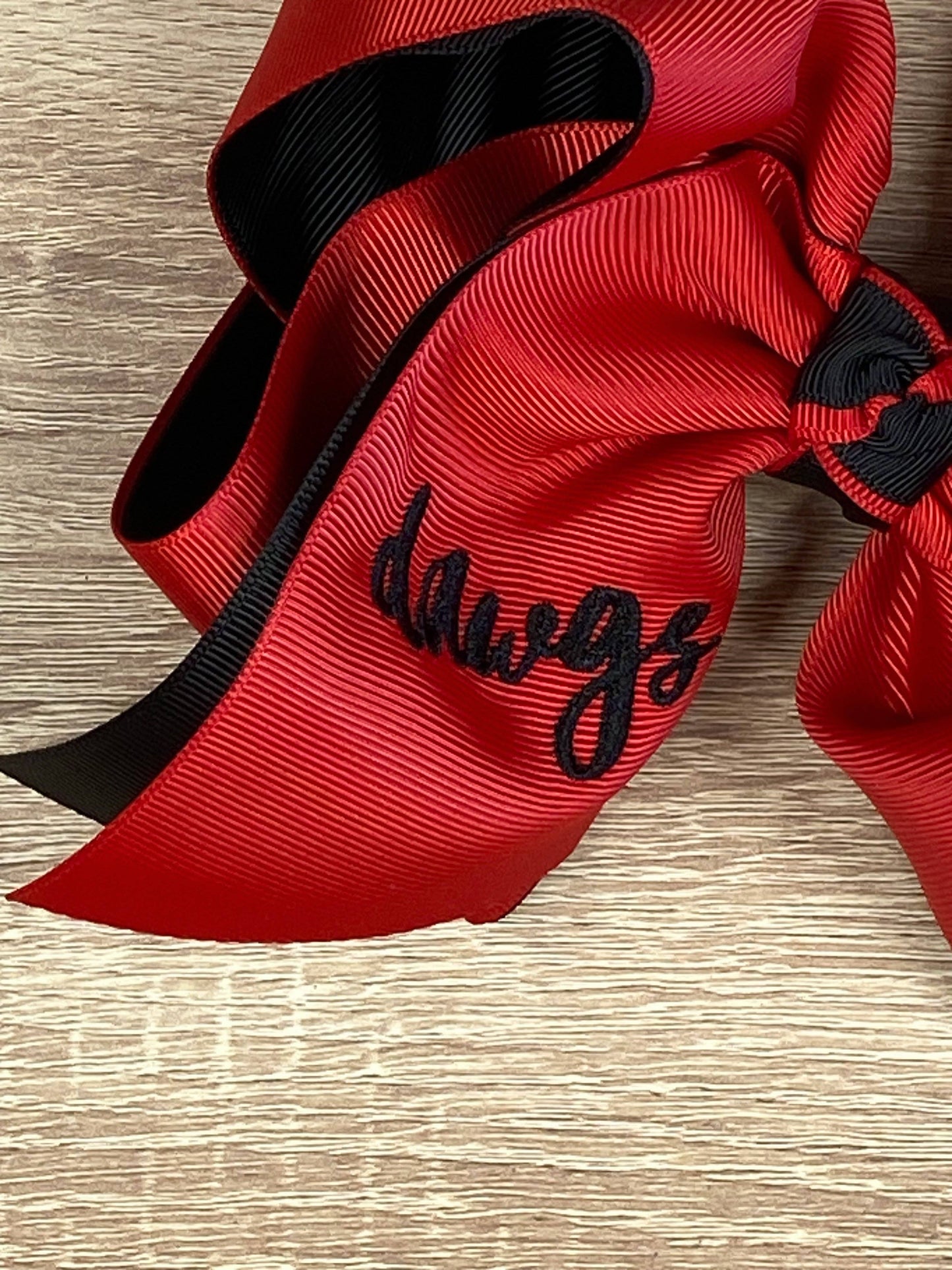 Double Layer School Spirit Hair Bows: Game Day Team Bows