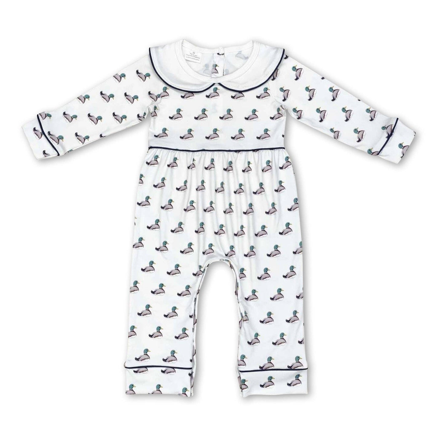 Long sleeves duck baby kids romper